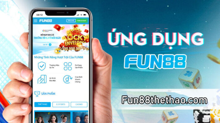 Giao diện App Fun88 thể thao